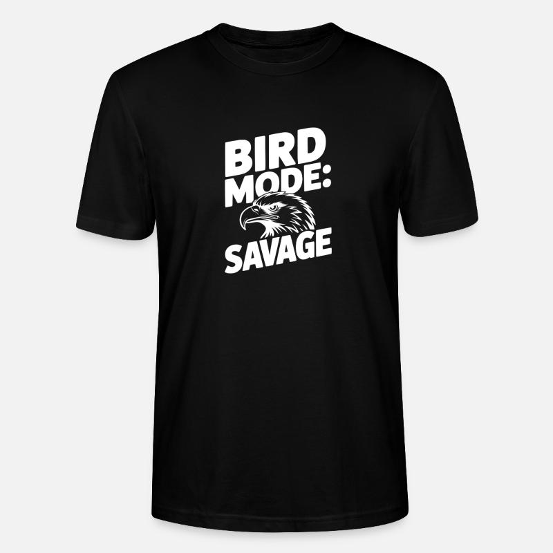 Vogelmodus: Wild - Stanley/Stella Unisex Bio-T-Shirt CRAFTER - Schwarz