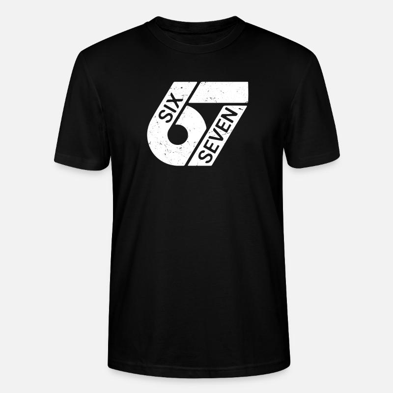 Six Seven Meme - Stanley/Stella Unisex Bio-T-Shirt CRAFTER - Schwarz