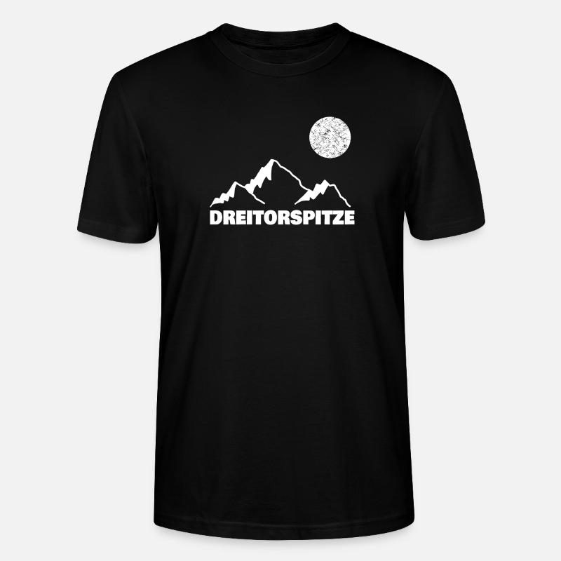 Dreitorspitze - Stanley/Stella Unisex Bio-T-Shirt CRAFTER - Schwarz