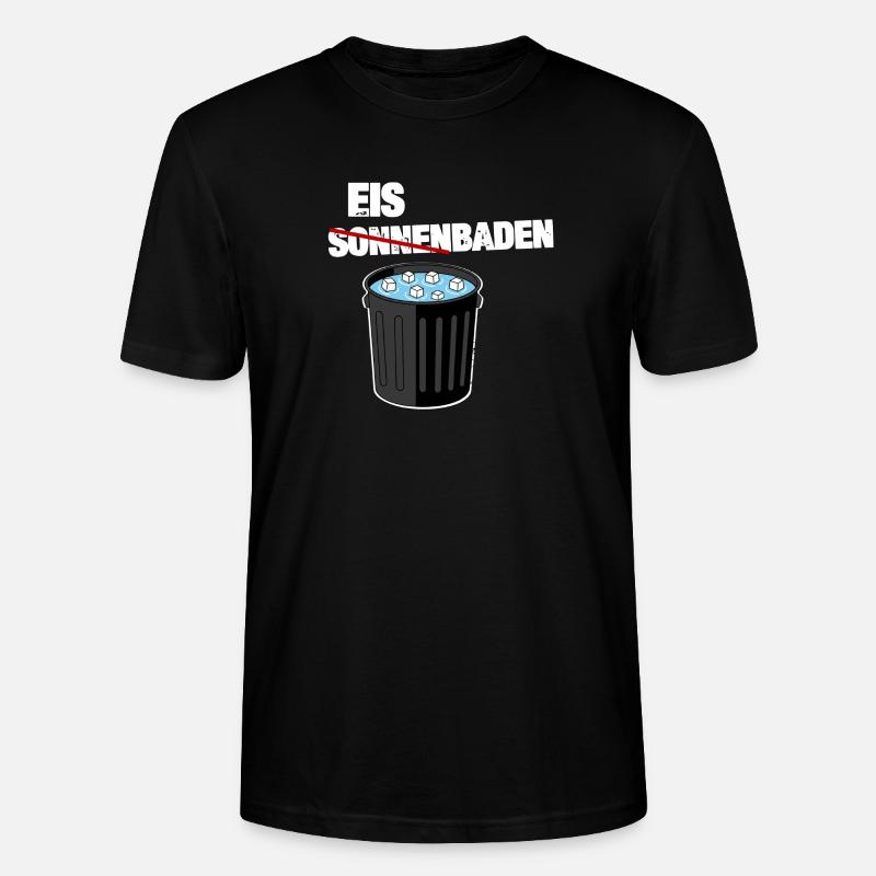 Glace au lieu de bronzer - T-shirt bio CRAFTER Stanley Stella Unisexe - noir