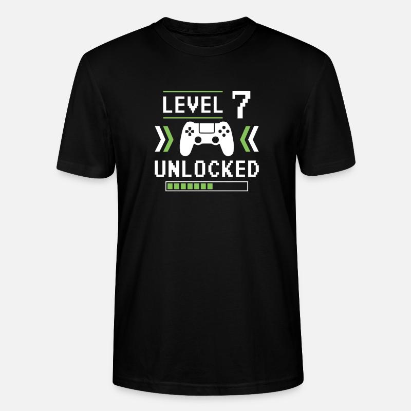 Level 7 freigeschaltet - Stanley/Stella Unisex Bio-T-Shirt CRAFTER - Schwarz