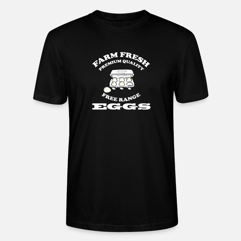 EGGS - Stanley/Stella Unisex Bio-T-Shirt CRAFTER - Schwarz