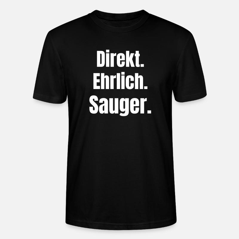 Déclaration honnête directe du pigeon - T-shirt bio CRAFTER Stanley Stella Unisexe - noir