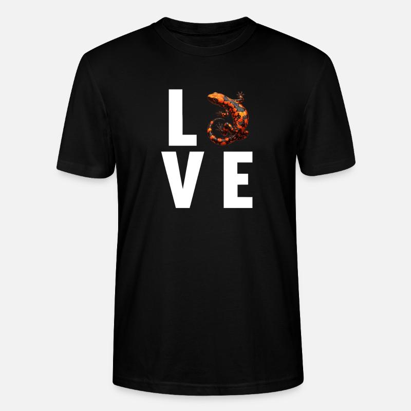 Feuersalamander Salamander - Stanley/Stella Unisex Bio-T-Shirt CRAFTER - Schwarz