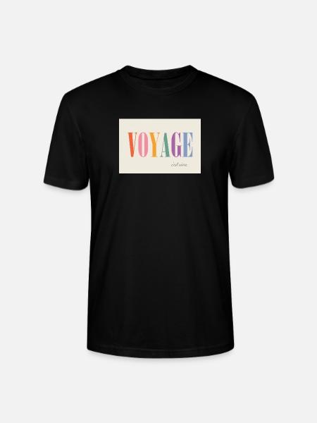 Voyage – c'est vivre - Stanley/Stella CRAFTER Unisex Organic T-Shirt - black