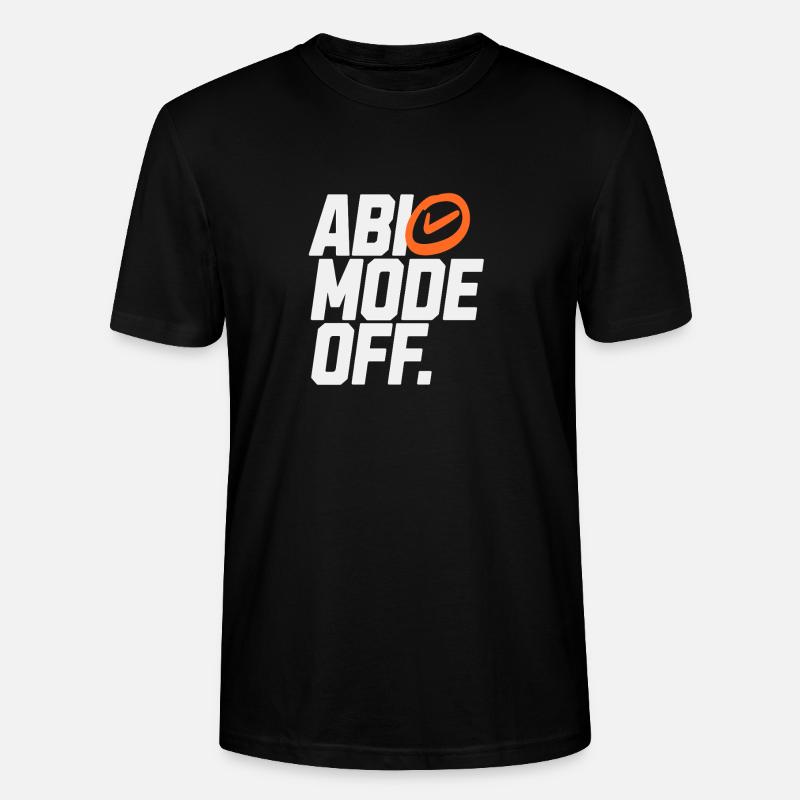 Abio Mode Off - Stanley/Stella Unisex Bio-T-Shirt CRAFTER - Schwarz