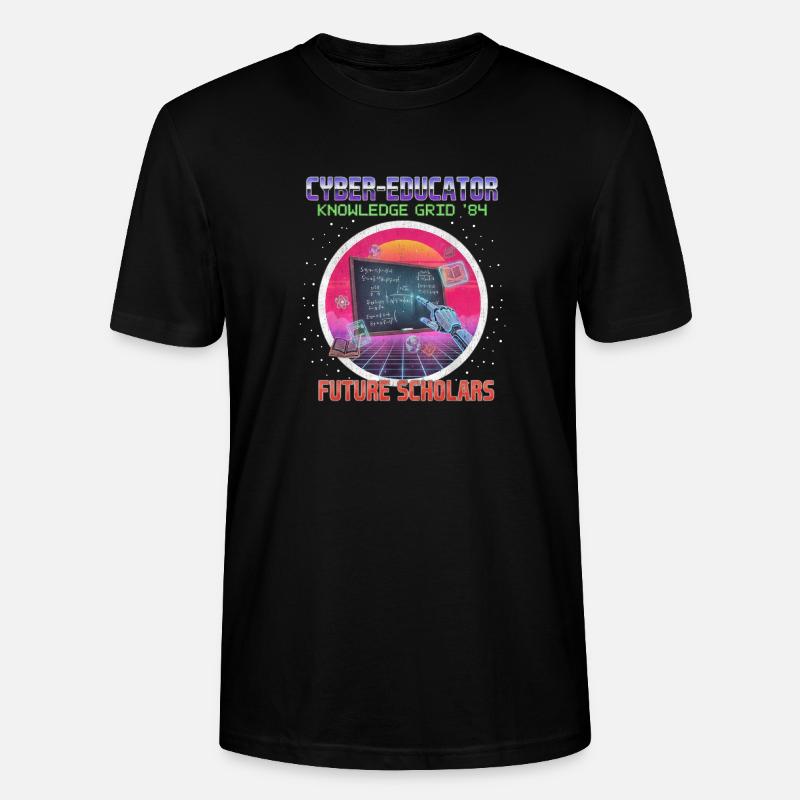Professeur de cybersécurité - T-shirt bio CRAFTER Stanley Stella Unisexe - noir