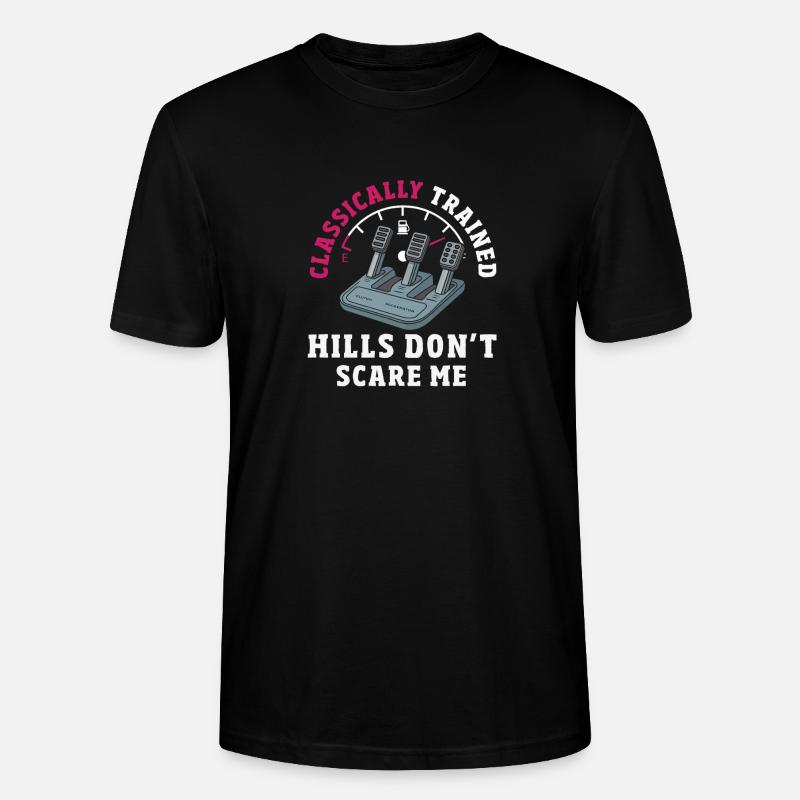 Manuelles Auto, Klassisch Ausgebildeter - Stanley/Stella Unisex Bio-T-Shirt CRAFTER - Schwarz