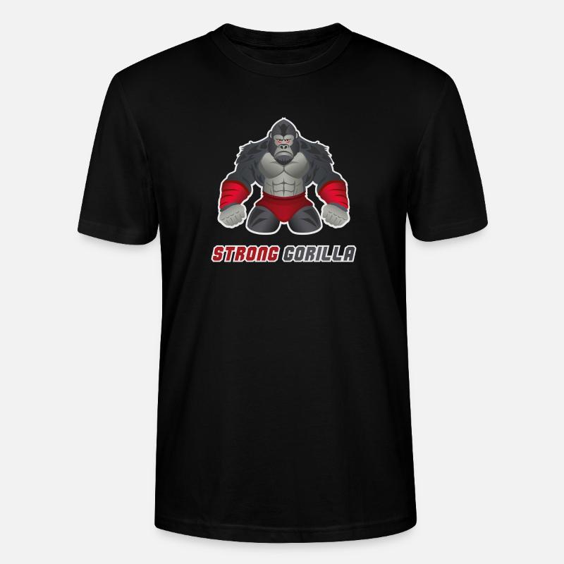 Gorilla MMA Workout - Stanley/Stella Unisex Bio-T-Shirt CRAFTER - Schwarz