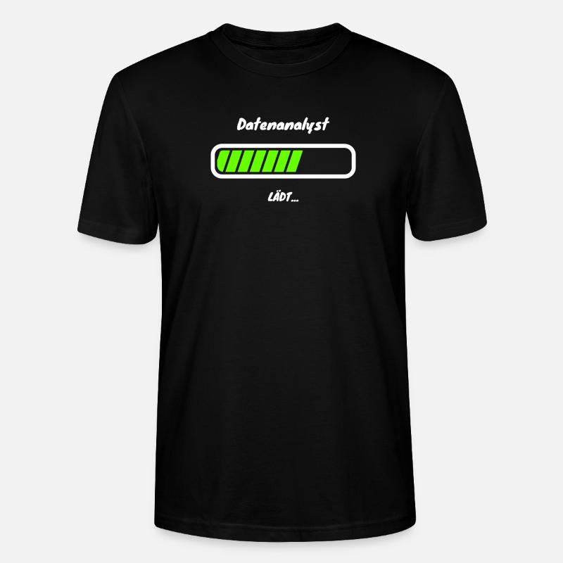 Datenanalyst Loading Data Analyst Statistik - Stanley/Stella Unisex Bio-T-Shirt CRAFTER - Schwarz