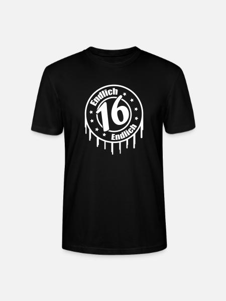 Enfin 16 ans - T-shirt bio CRAFTER Stanley Stella Unisexe - noir