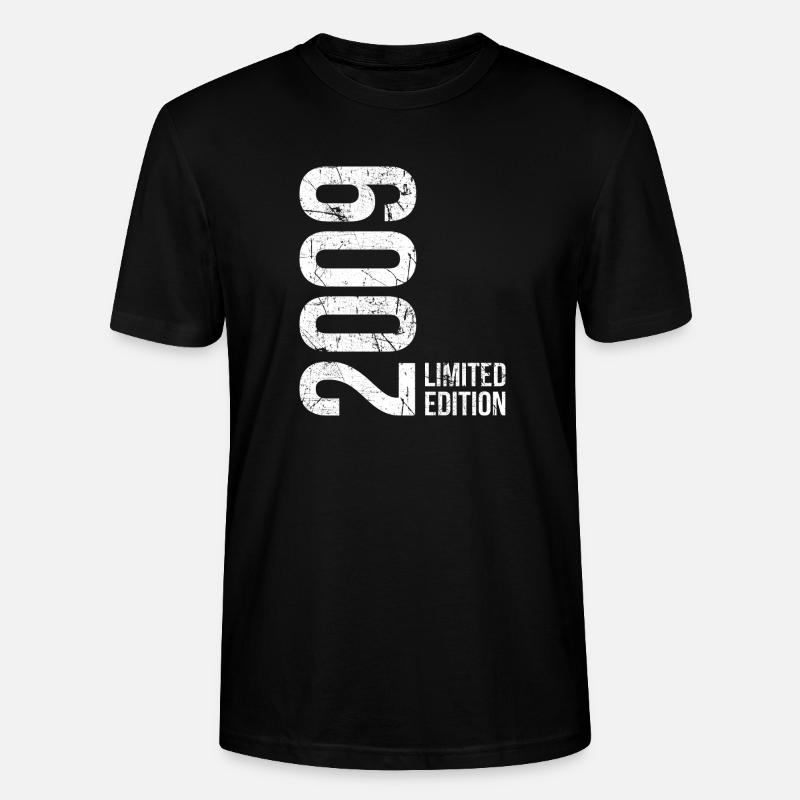 Édition limitée 2009 – 17e anniversaire - T-shirt bio CRAFTER Stanley Stella Unisexe - noir