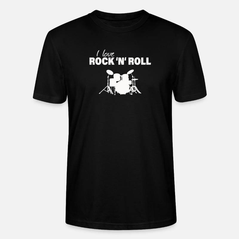 ROCK & ROLL - Stanley/Stella Unisex Bio-T-Shirt CRAFTER - Schwarz