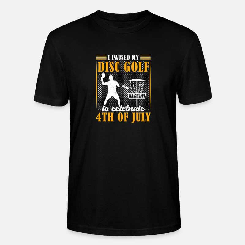 Cadeaux de disc golf Disc Golf - T-shirt bio CRAFTER Stanley Stella Unisexe - noir