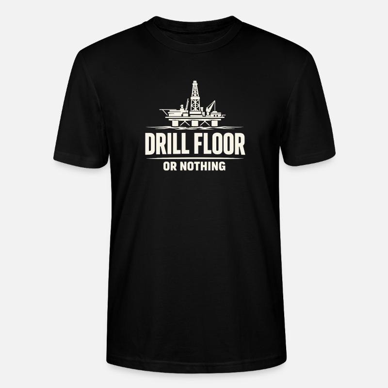 Offshore-bohrer-rig-bohrer Bohrboden Offshore - Stanley/Stella Unisex Bio-T-Shirt CRAFTER - Schwarz