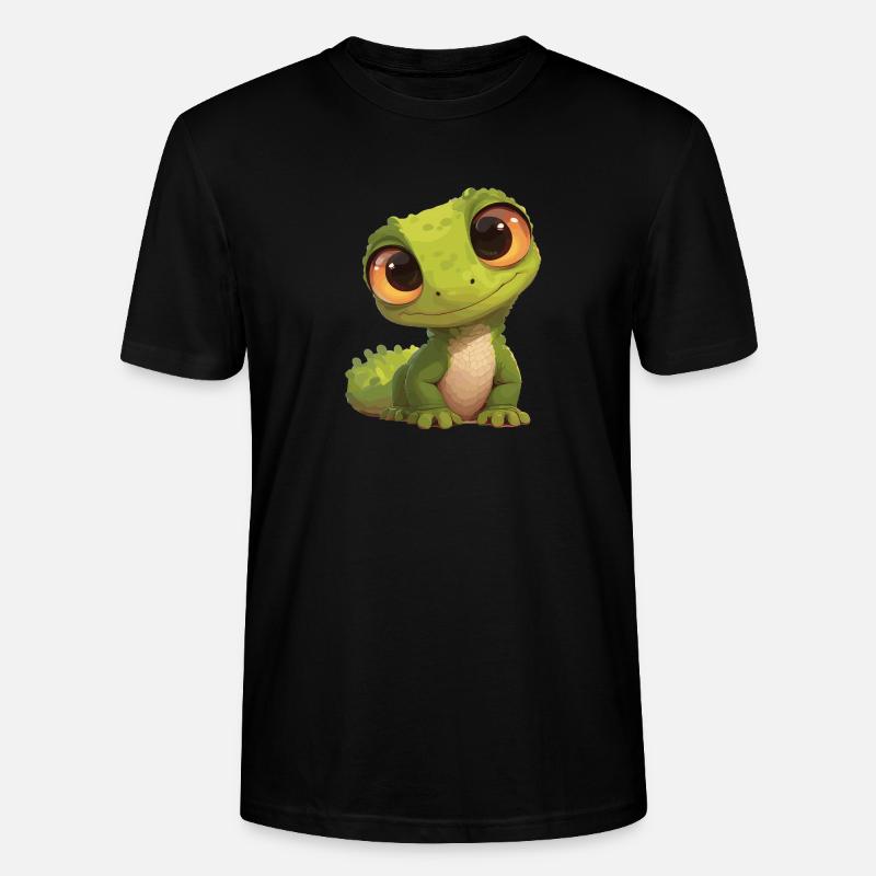 Eidechsen Eidechse - Stanley/Stella Unisex Bio-T-Shirt CRAFTER - Schwarz