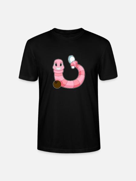 Wurm Bowling Bowlingkugel Pin - Stanley/Stella Unisex Bio-T-Shirt CRAFTER - Schwarz