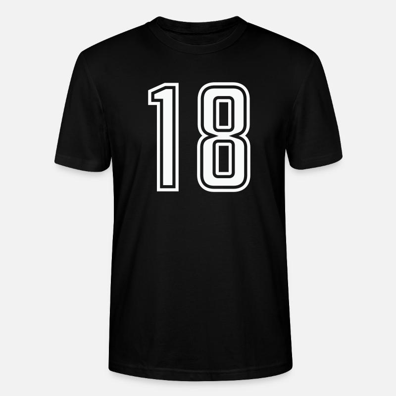 18 - Stanley/Stella Unisex Bio-T-Shirt CRAFTER - Schwarz
