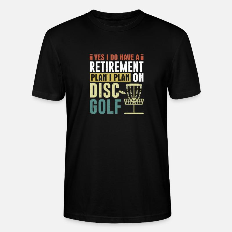 Cadeaux de disc golf Disc Golf - T-shirt bio CRAFTER Stanley Stella Unisexe - noir