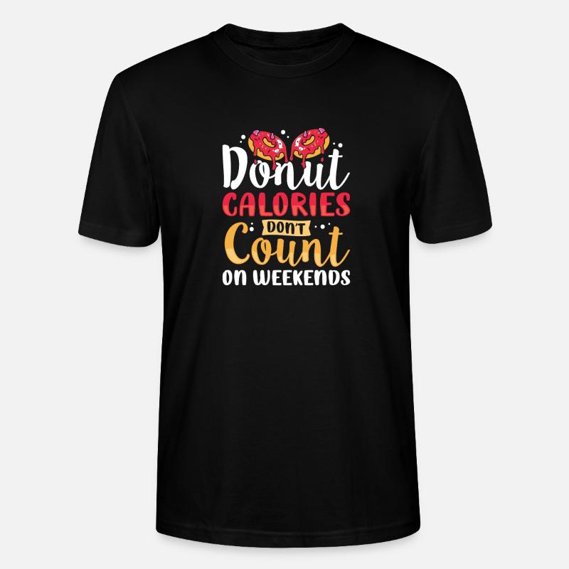 Restauration rapide en donuts - T-shirt bio CRAFTER Stanley Stella Unisexe - noir