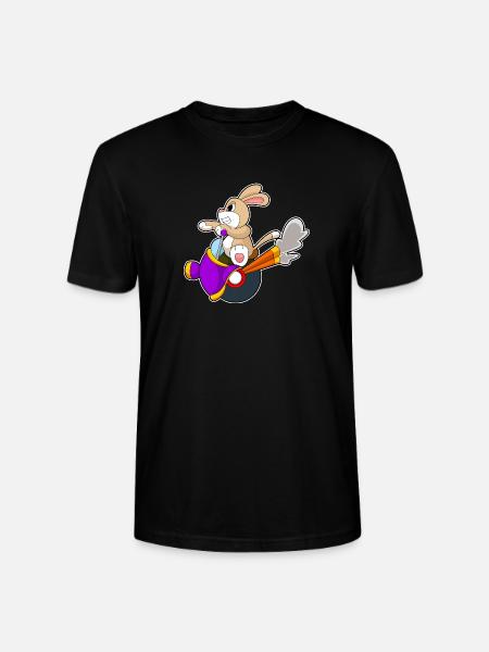 Dog Motorcycle - Stanley/Stella CRAFTER Unisex Organic T-Shirt - black