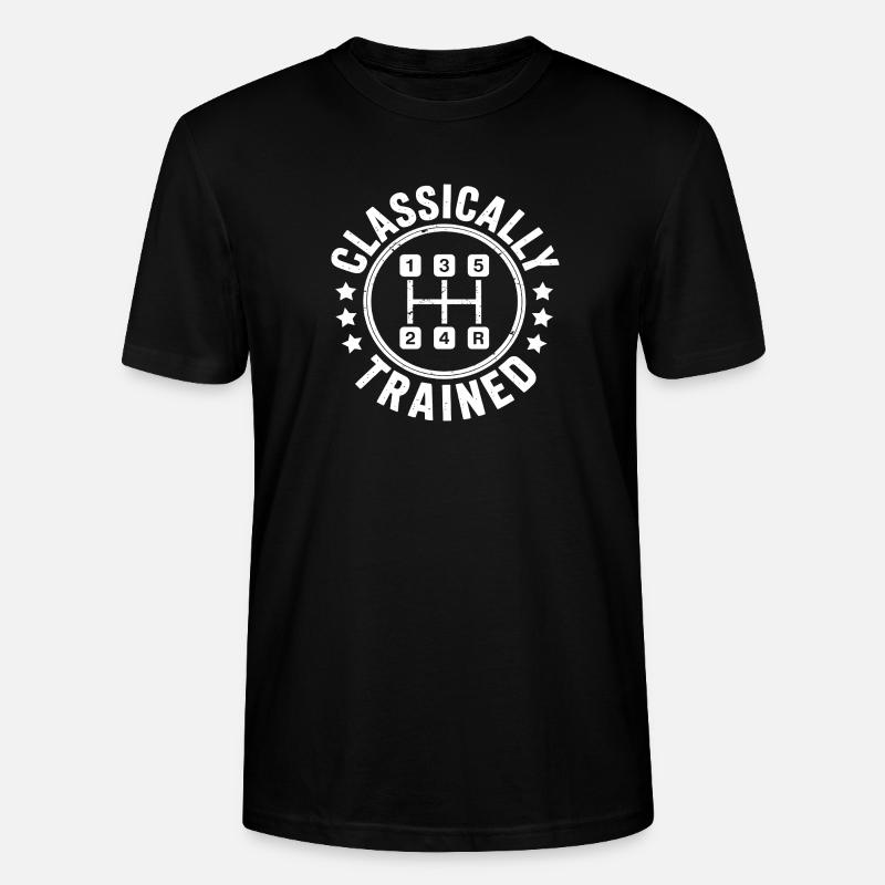 Classically Trained Auto Manual Transmission - Stanley/Stella CRAFTER Unisex Organic T-Shirt - black