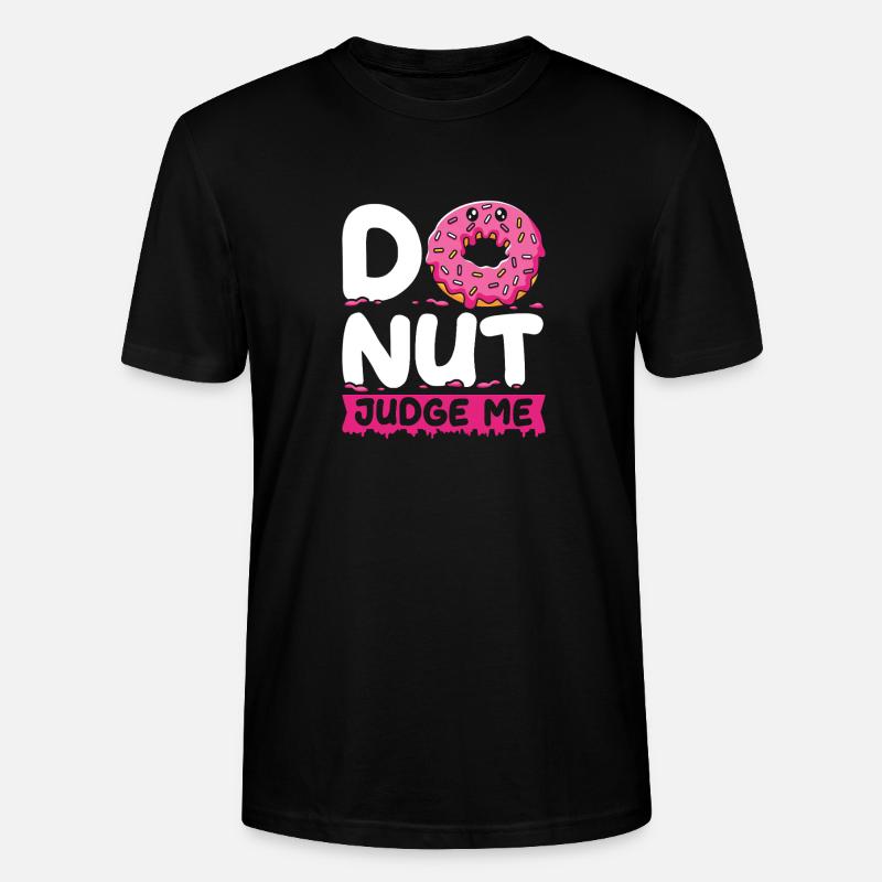 Restauration rapide en donuts - T-shirt bio CRAFTER Stanley Stella Unisexe - noir