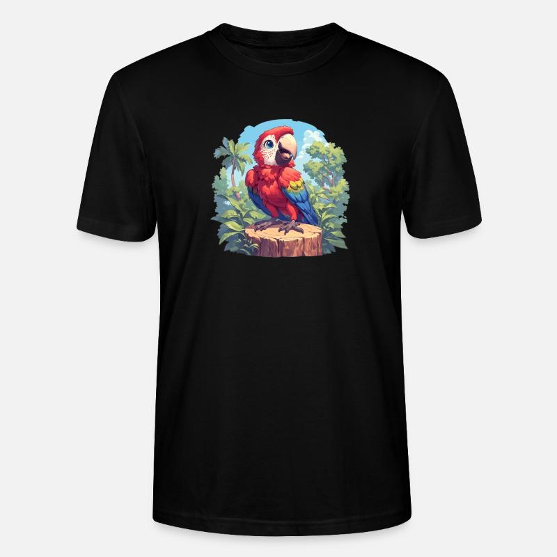 Macaw's Era - Stanley/Stella CRAFTER Unisex Organic T-Shirt - black