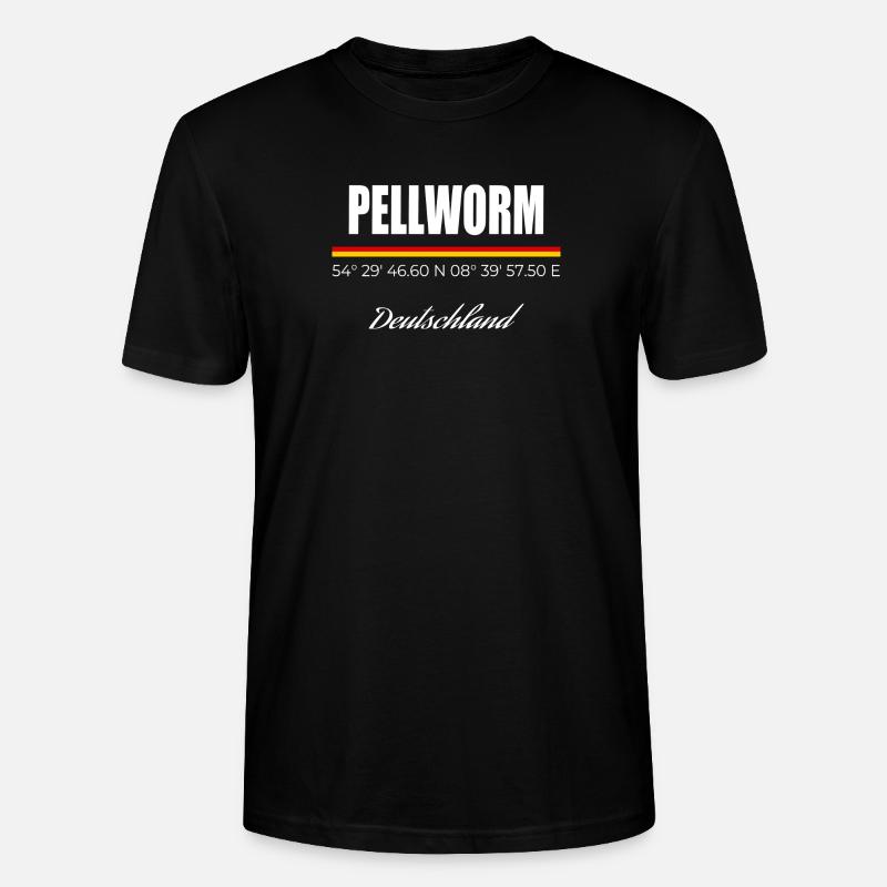 Pellworm - Stanley/Stella Unisex Bio-T-Shirt CRAFTER - Schwarz