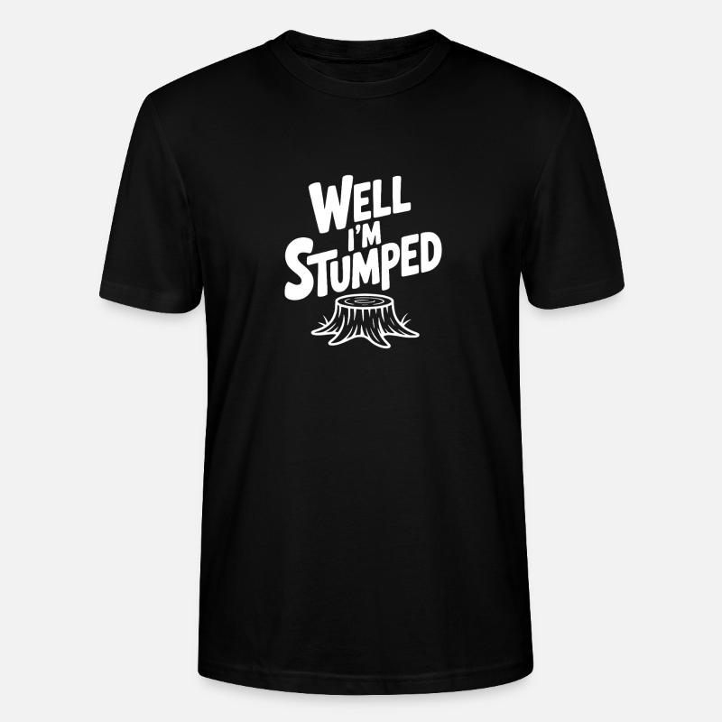 Nun, ich bin ratlos - Stanley/Stella Unisex Bio-T-Shirt CRAFTER - Schwarz