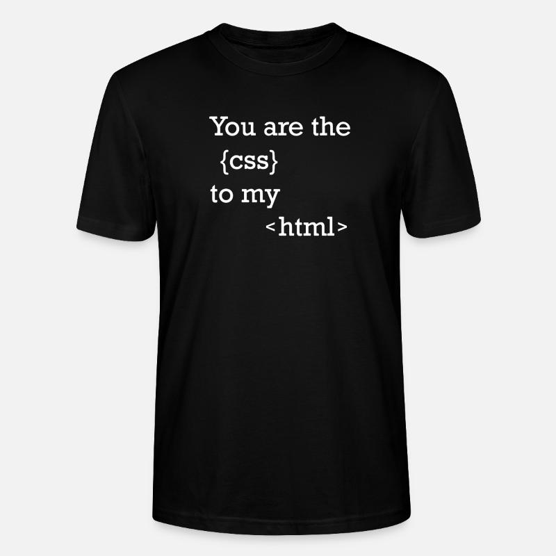 Lustiges Programmierer-Motiv für Webentwickler - Stanley/Stella Unisex Bio-T-Shirt CRAFTER - Schwarz