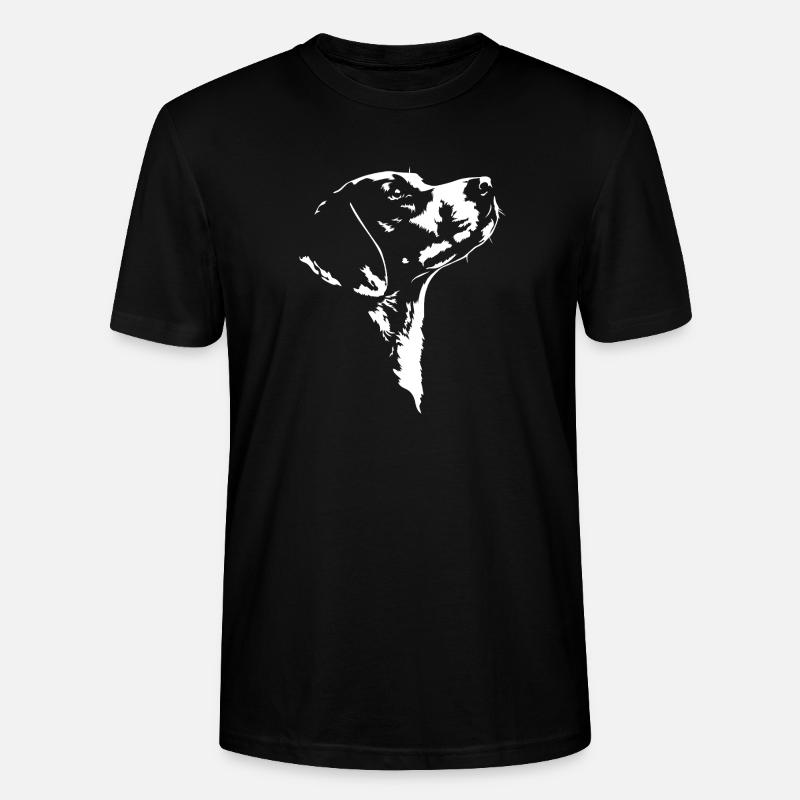 Silhouette de busard Chien Wilsigns - T-shirt bio CRAFTER Stanley Stella Unisexe - noir