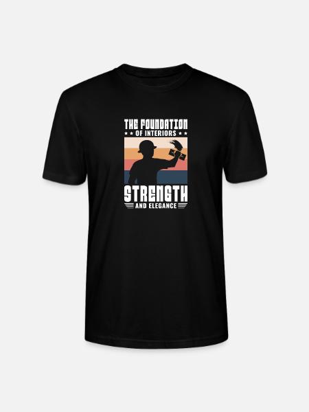 Drywall Drywall Builder Drywall Fitter - Stanley/Stella CRAFTER Unisex Organic T-Shirt - black