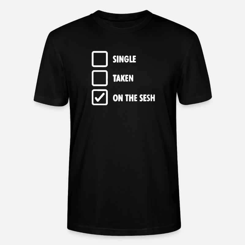 On the Sesh Status Tee - Stanley/Stella CRAFTER Unisex Organic T-Shirt - black
