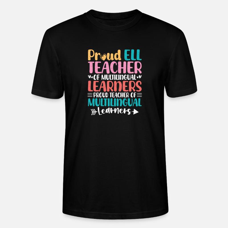 ELL-Lehrer englische Sprache - Stanley/Stella Unisex Bio-T-Shirt CRAFTER - Schwarz