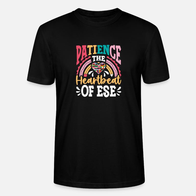 Cadeaux pour les enseignants ESE - T-shirt bio CRAFTER Stanley Stella Unisexe - noir