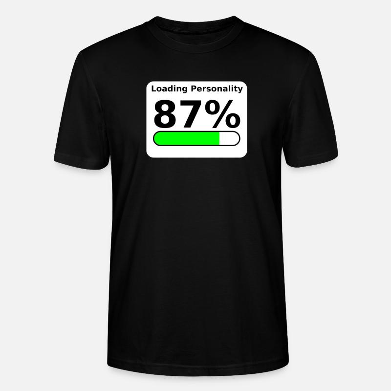 Loading Personality 87% – Nerdy Statement Tee - Stanley/Stella Unisex Bio-T-Shirt CRAFTER - Schwarz