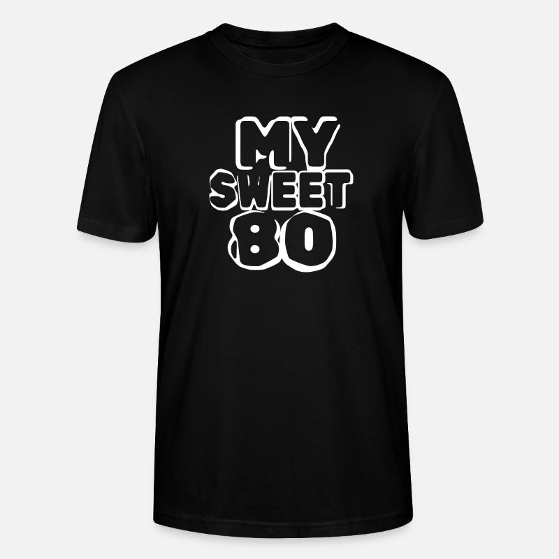 80 - Stanley/Stella Unisex Bio-T-Shirt CRAFTER - Schwarz