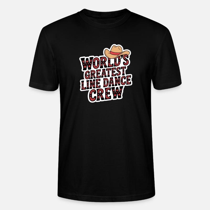 Weltbeste Line Dance Crew - Stanley/Stella Unisex Bio-T-Shirt CRAFTER - Schwarz