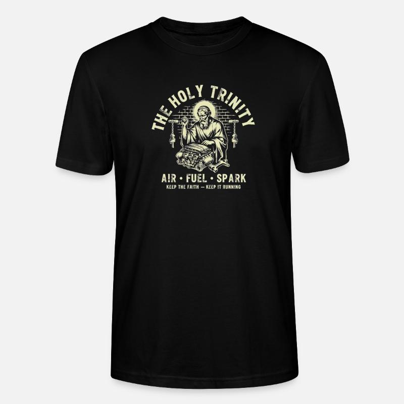 Holy Trinity Engine Spark - Stanley/Stella Unisex Bio-T-Shirt CRAFTER - Schwarz