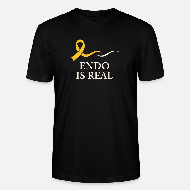 Endometriose-bewusstsein Endo Warrior - Stanley/Stella Unisex Bio-T-Shirt CRAFTER - Schwarz