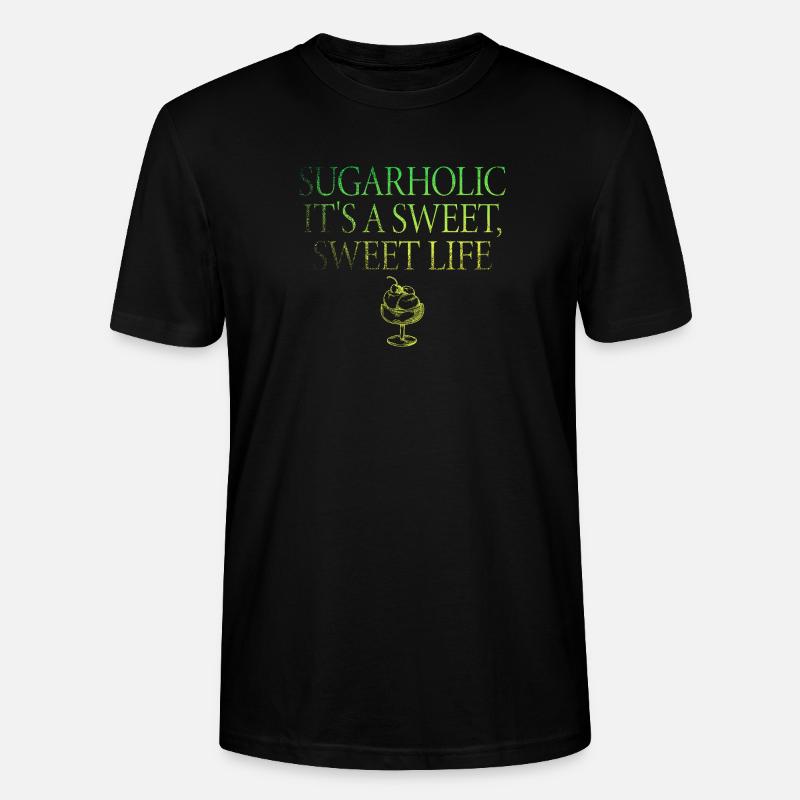 Sucré Holic C’est une vie douce - T-shirt bio CRAFTER Stanley Stella Unisexe - noir