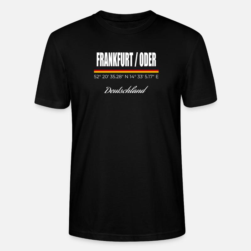 Frankfurt / Oder - Stanley/Stella Unisex Bio-T-Shirt CRAFTER - Schwarz