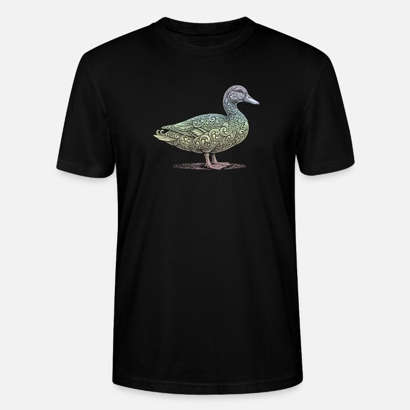 Ente - Stanley/Stella Unisex Bio-T-Shirt CRAFTER - Schwarz