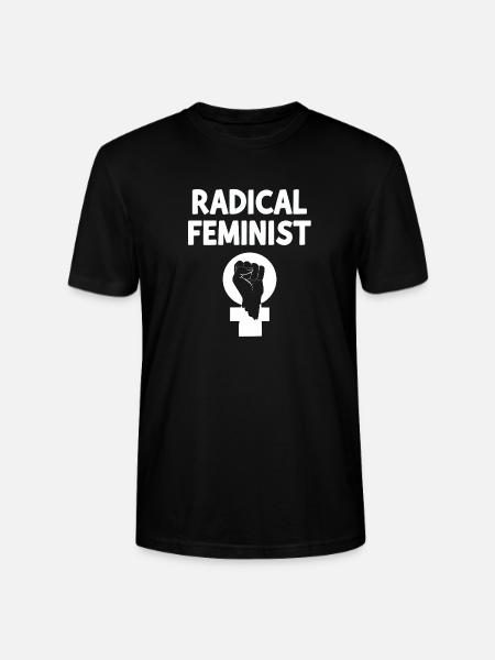 Radical Feminist - Stanley/Stella CRAFTER Unisex Organic T-Shirt - black