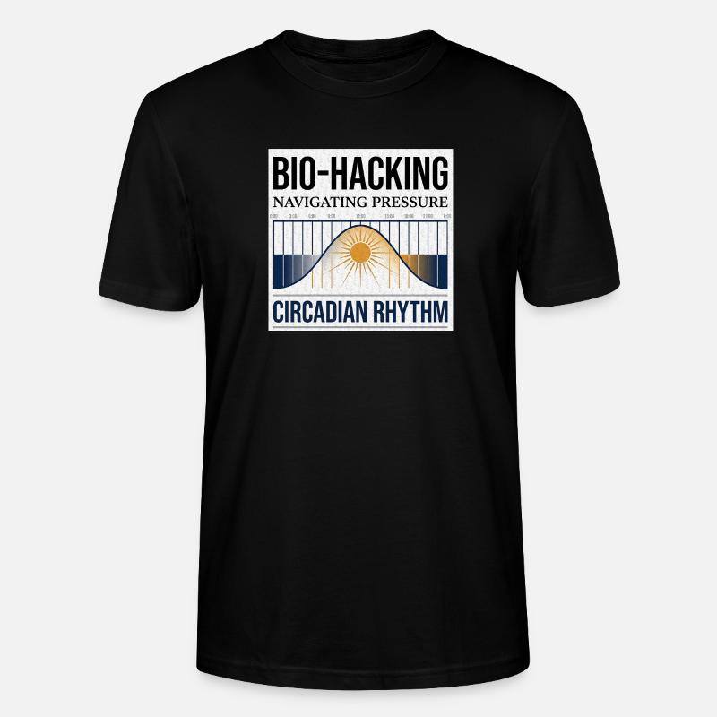 Bio Hacking - Stanley/Stella Unisex Bio-T-Shirt CRAFTER - Schwarz