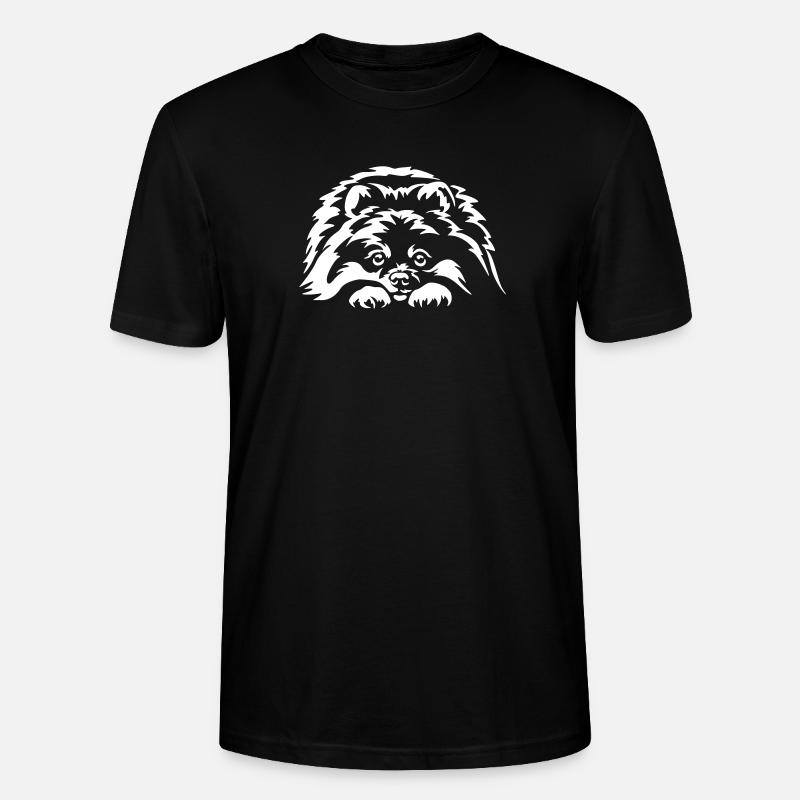 Zwergspitz "Black Edition" - Stanley/Stella Unisex Bio-T-Shirt CRAFTER - Schwarz