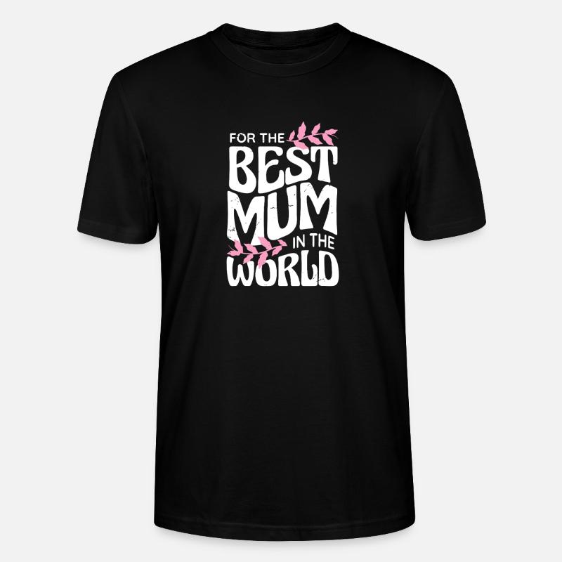 Beste Mama der Welt - Stanley/Stella Unisex Bio-T-Shirt CRAFTER - Schwarz