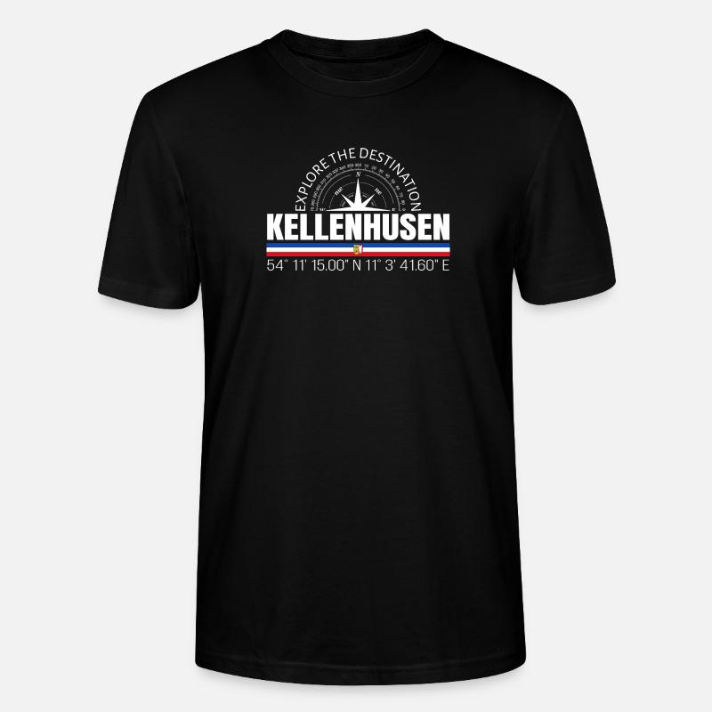 Kellenhusen - T-shirt bio CRAFTER Stanley Stella Unisexe - noir