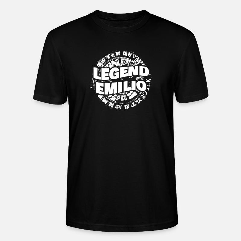 Emilio - Stanley/Stella Unisex Bio-T-Shirt CRAFTER - Schwarz
